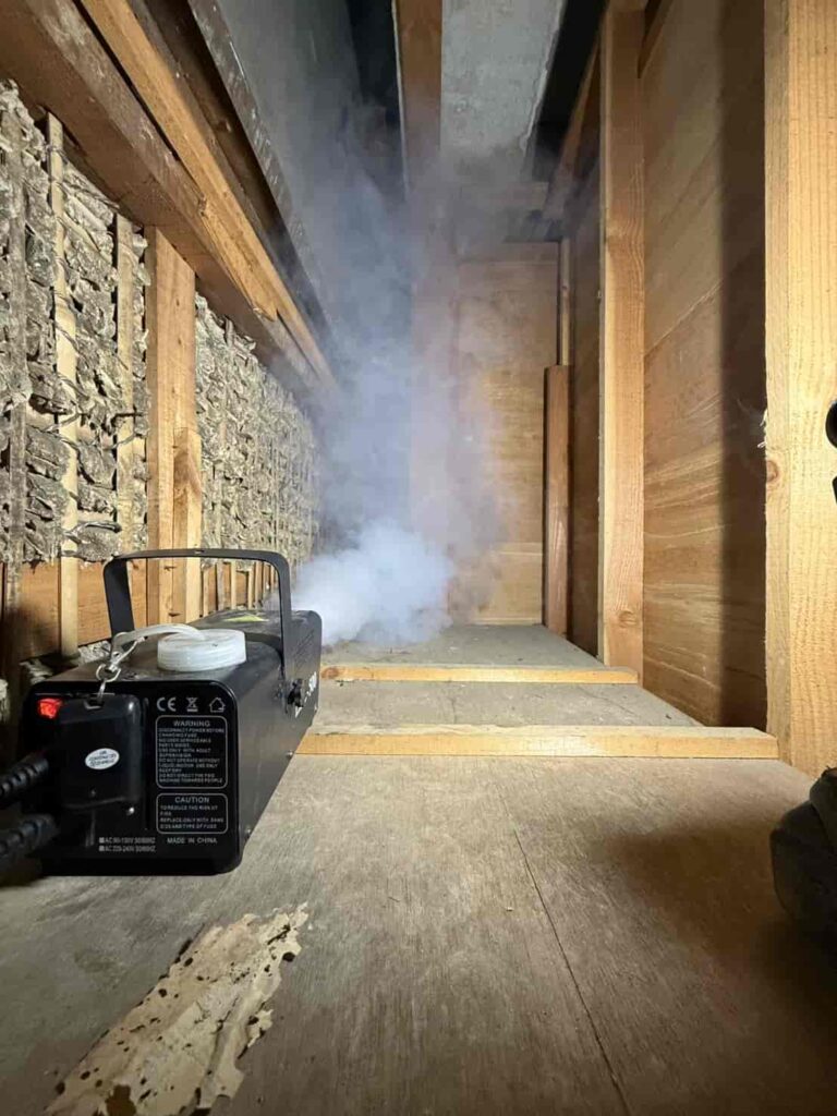 ハクビシンによる害獣対策工事｜京都市山科区西雲寺