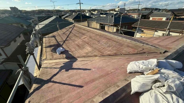 屋根改修工事｜京都府精華町