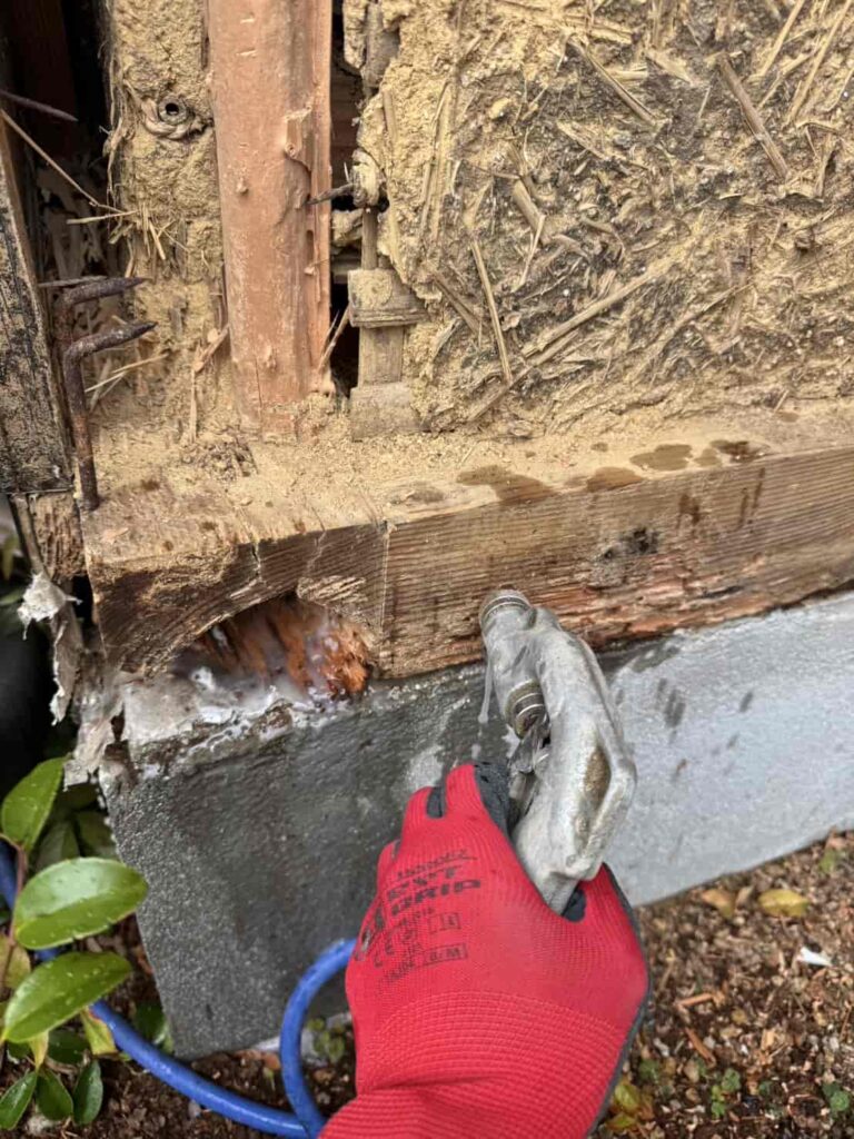 シロアリ消毒工事｜山口県防府市