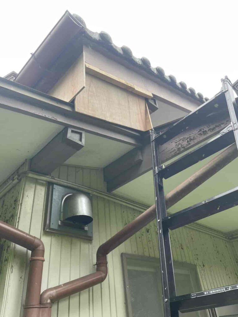 屋根裏で足音がする｜徳島県名西郡神山町で害獣対策工事を実施
