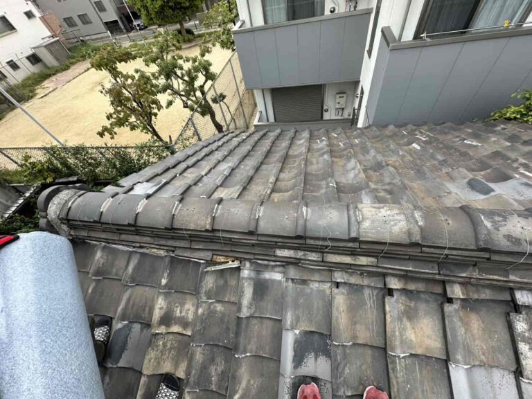 屋根の雨漏りを部分修理 大阪市東住吉区